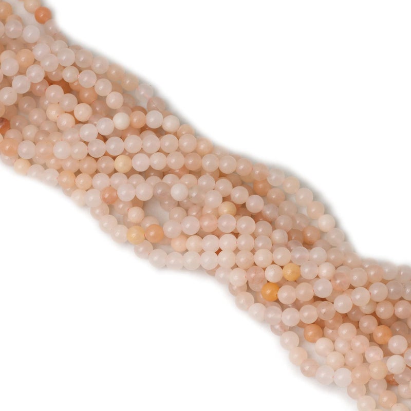 CHEAVIAN 60PCS 6mm Natural Pink Aventurine Gemstone Round Loose Beads Stone Beads for Jewelry Making DIY Findings 1 Strand 15" - Image 4